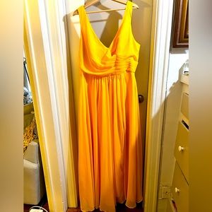 Mustard Yellow Bridesmaid dress 18w